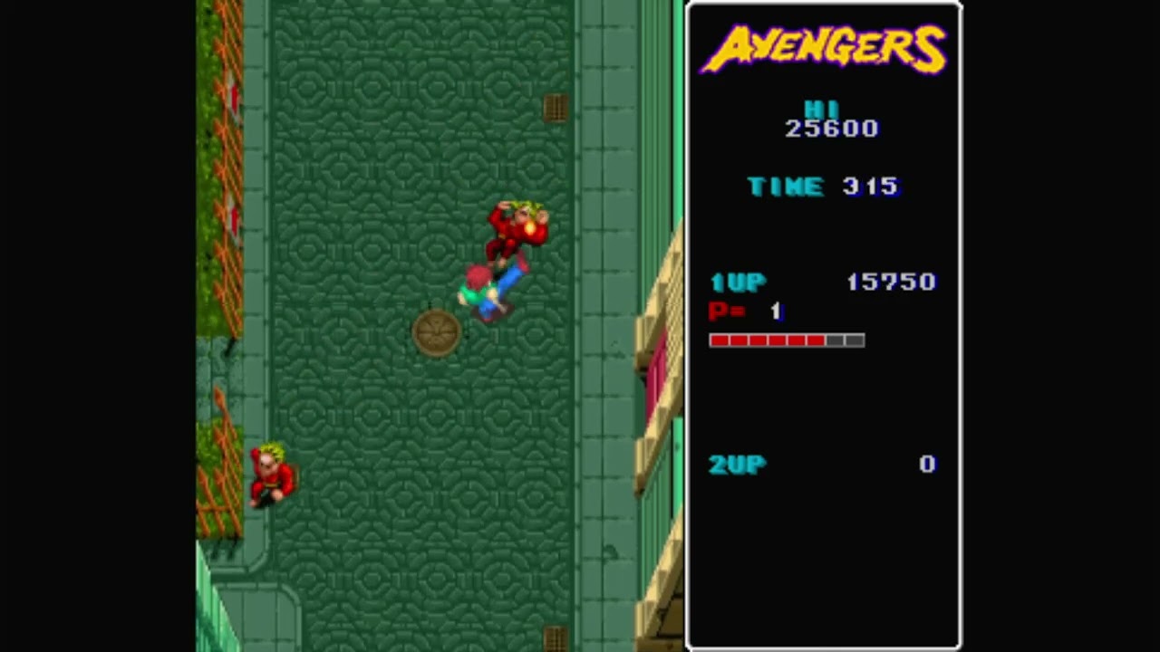 Capcom Classics Collection Remixed Avengers Hardcore Sony Playstation Portable Emulated
