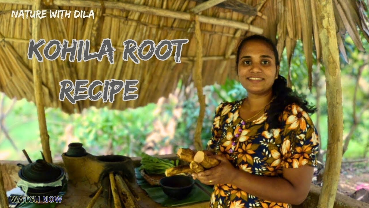 මස් වගේ රසට කොහිල කරියක් හදමු | Kohila Ala curry | Lasia Root Curry 😋🍲 