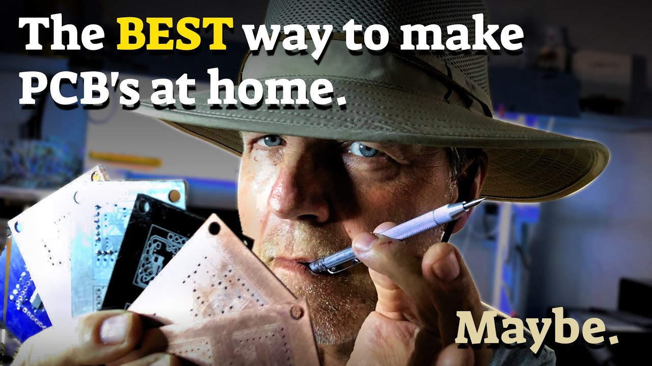 The BEST way to make PCB's at home. Maybe.