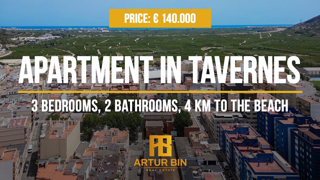 🏢 Apartment with a large terrace just 4 km from the sea – Tavernes de la Valldigna, Valencia