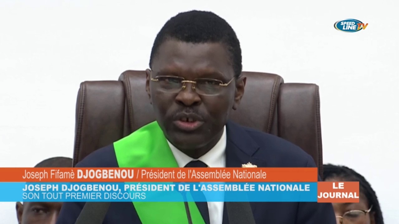 Journal - 1er discours de DJOGBENOU  -  JT19h30 09/02/2026