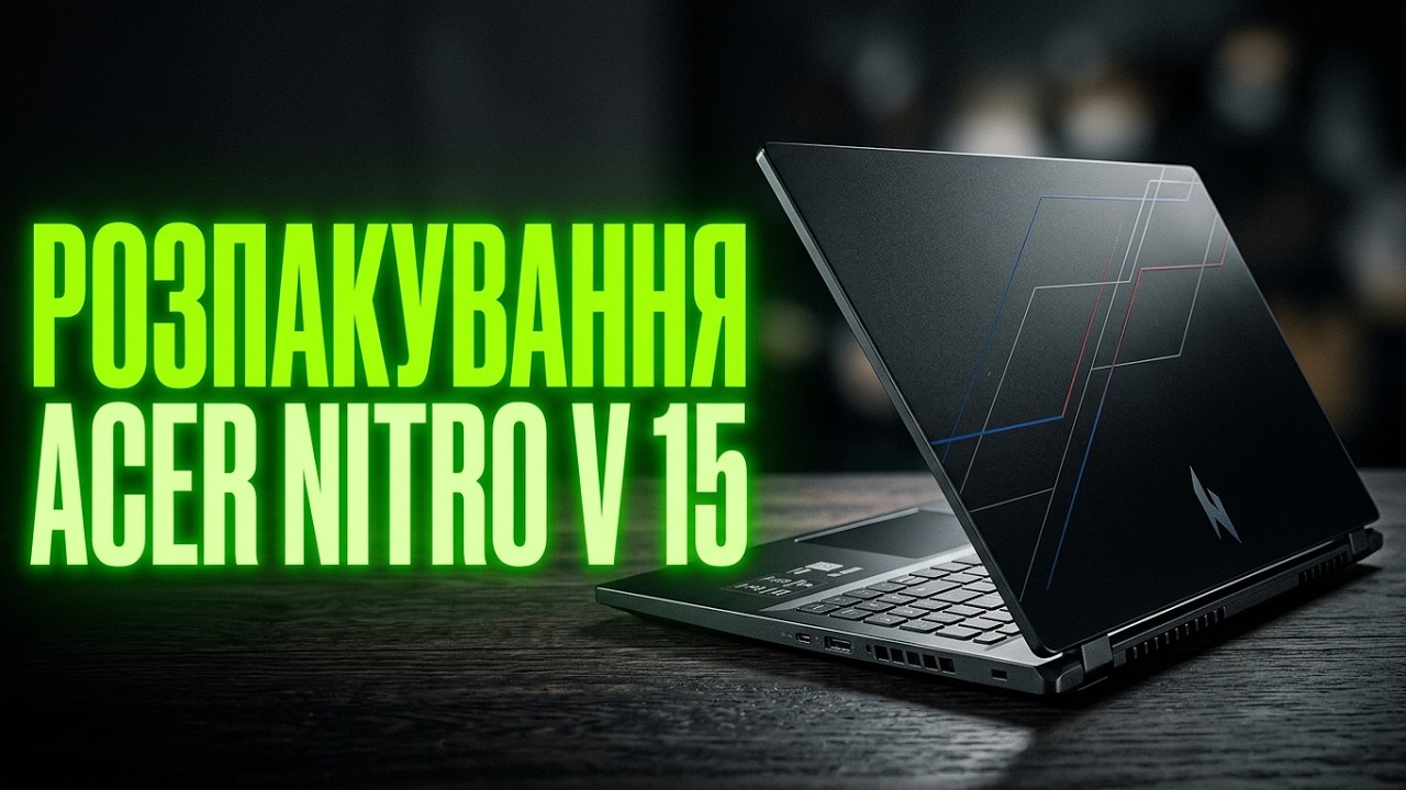Відеорозпакування із MOYO — Ноутбук ACER Nitro V 15 ANV15-52 (NH.QZ8EU.00M)
