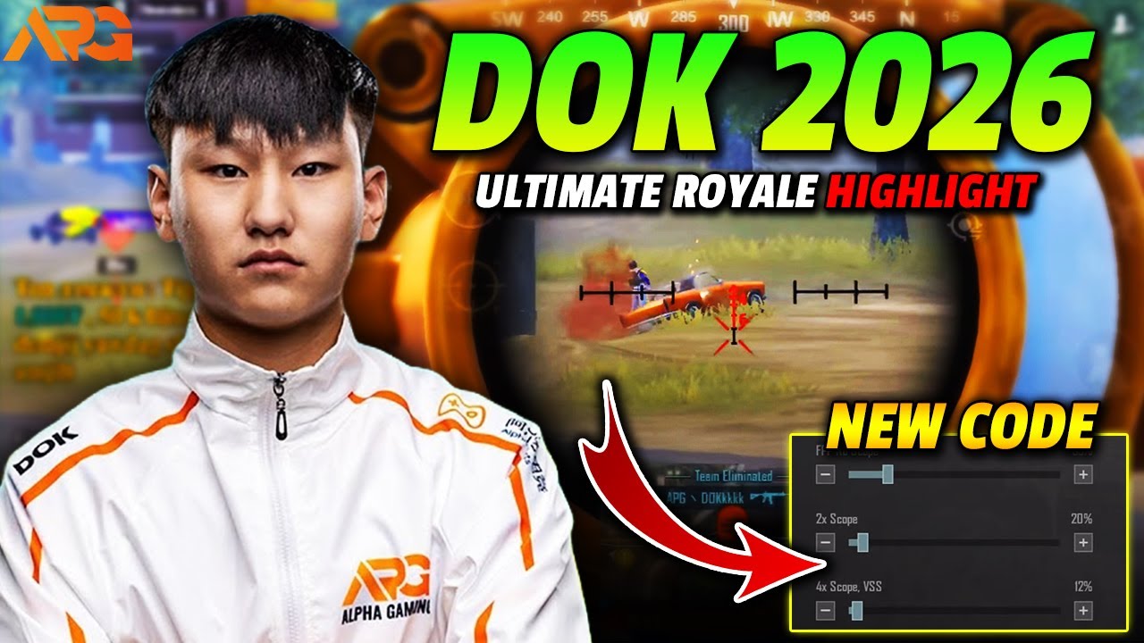 PUBG Mobile Mongolia : Dok 2026 New Code sensitivity Ultimate Royale Highlight Ep.547