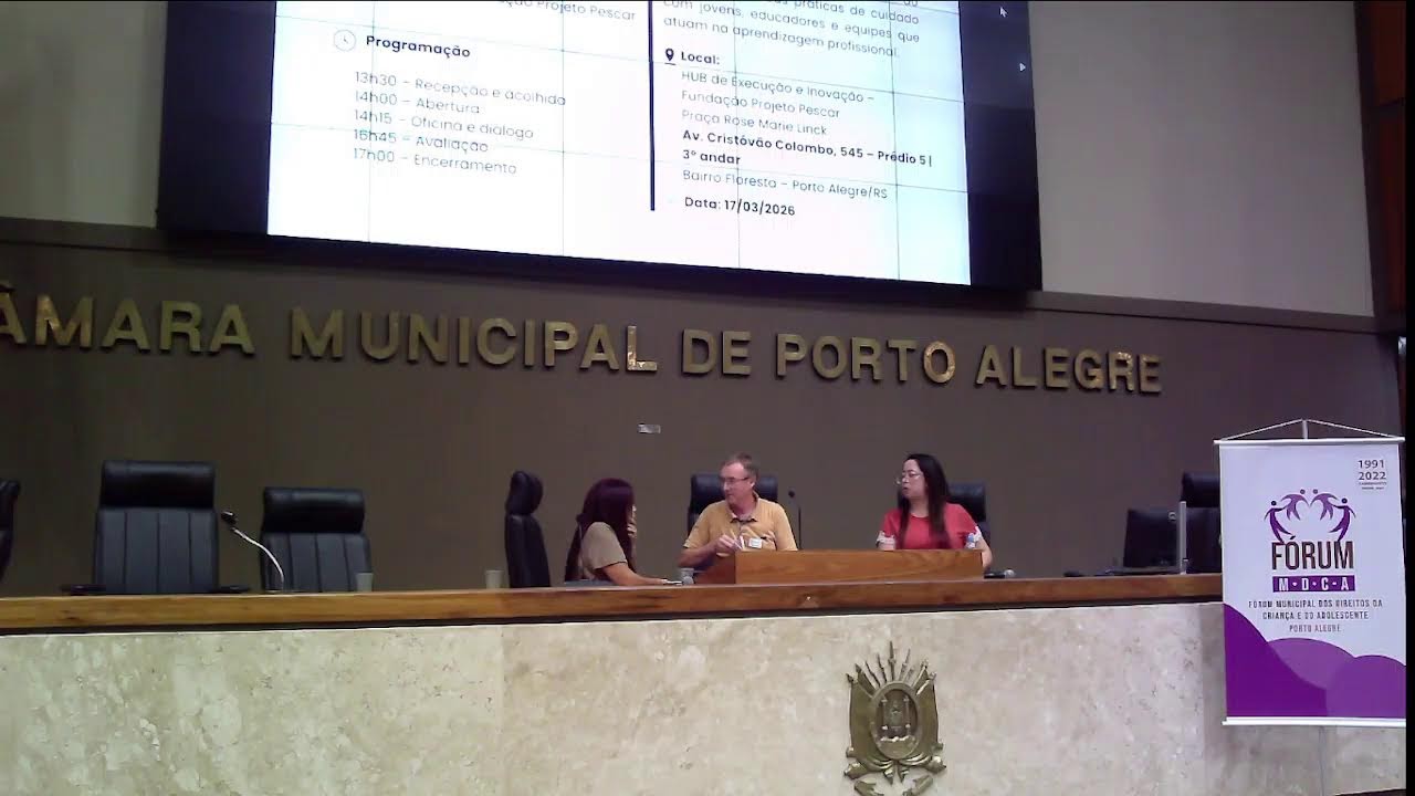 Reunião 03/03/2026 REUNIÃO do Fórum MDCA Porto Alegre - PLENÁRIA