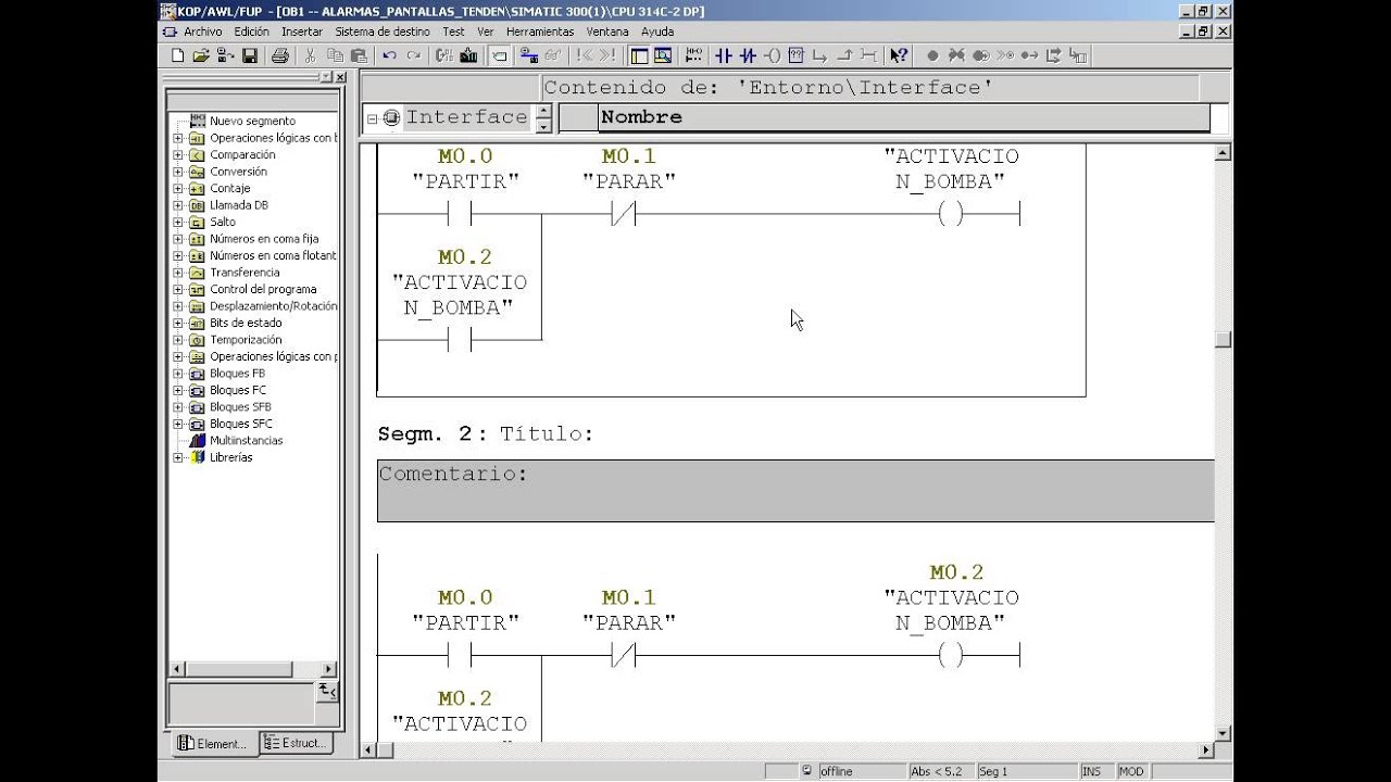CREACI&Oacute;N ALARMAS, PANTALLAS y TENDENCIAS EN WINCC PLC S7300