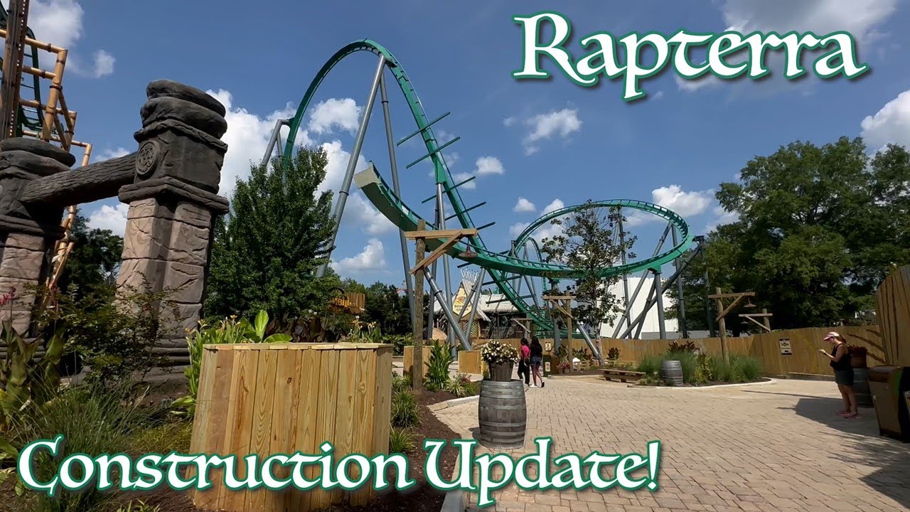RAPTERRA CONSTRUCTION UPDATE (August 2024) | NEW FOR 2025 at KINGS DOMINION