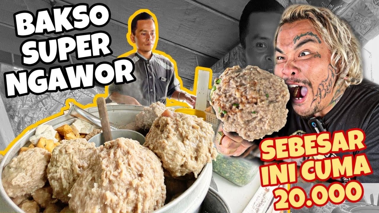 BAKSO LEBIH BRUTAL LEBIH MURAH DAN HARGANYA JUGA GAK MASUK AKAL..!!!! Bakso pak sanan