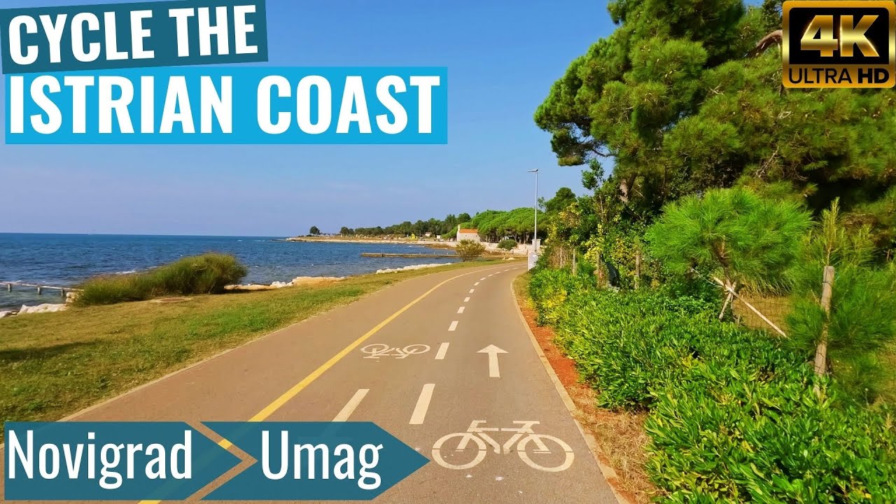 Istrian Coastal Tour: Novigrad to Umag - Indoor Cycling Video without telemetry