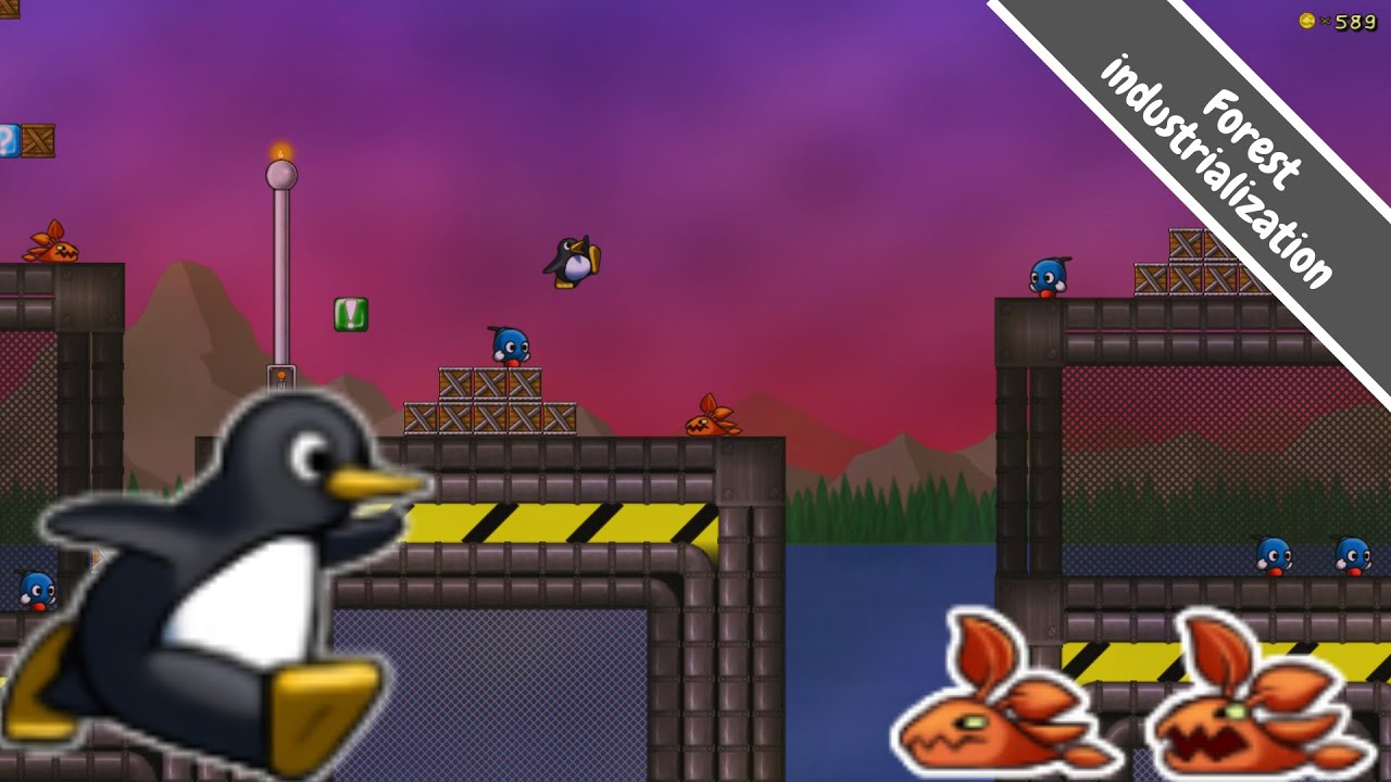 Super Tux (Forest industrialization) create by LECZ