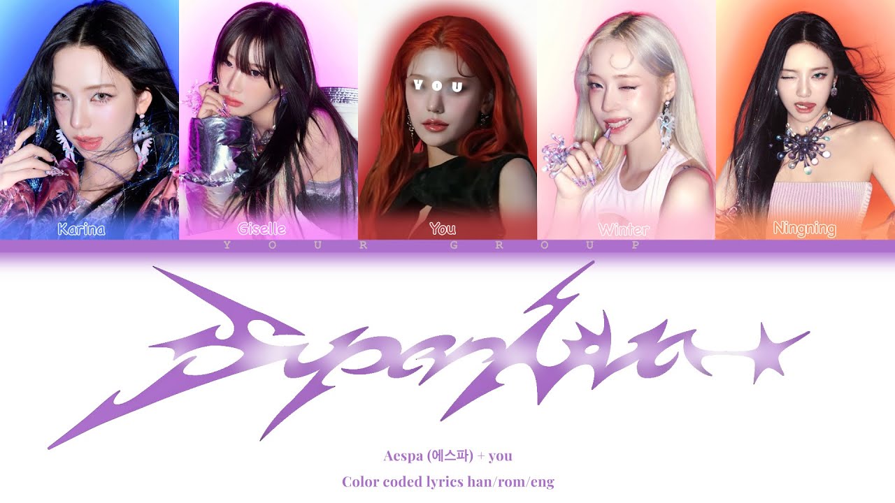 [Karaoke] AESPA (에스파) “Supernova” + You ~5 members~ (Color Coded Lyrics Han/Rom/Eng)