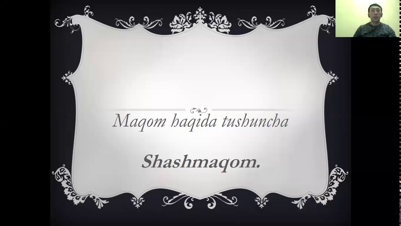Dilshpd Fayz Shashmaqom haqida