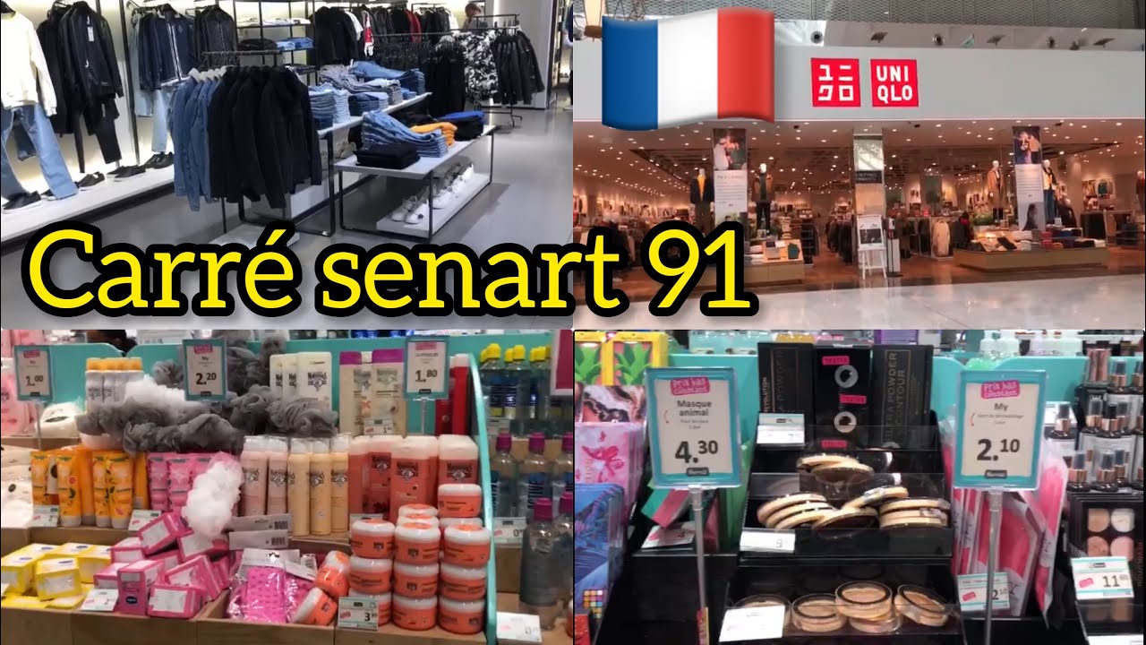 Shopping Carré sénart  france 91 centre commercial تخفيضات رائعة 👖👚🧴👟