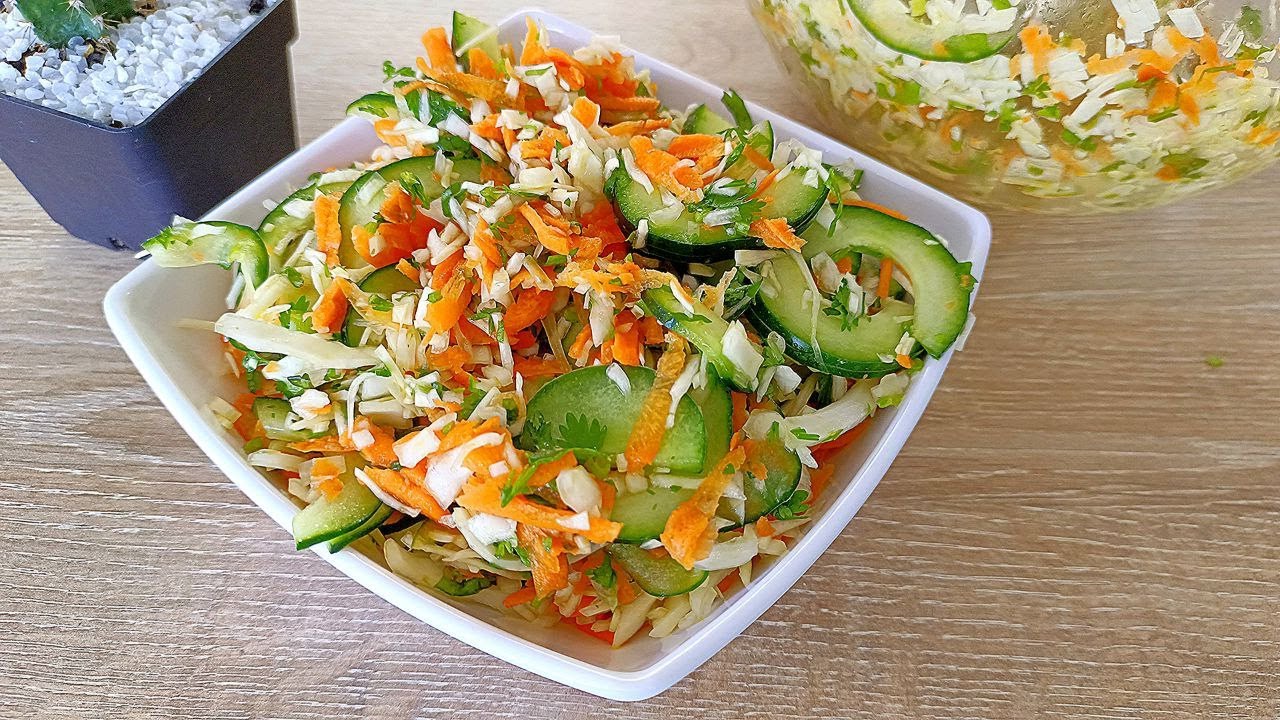 💥 Ensalada deliciosa, saludable, vegetariana, vegana y apta para diabéticos. 🥗🤤