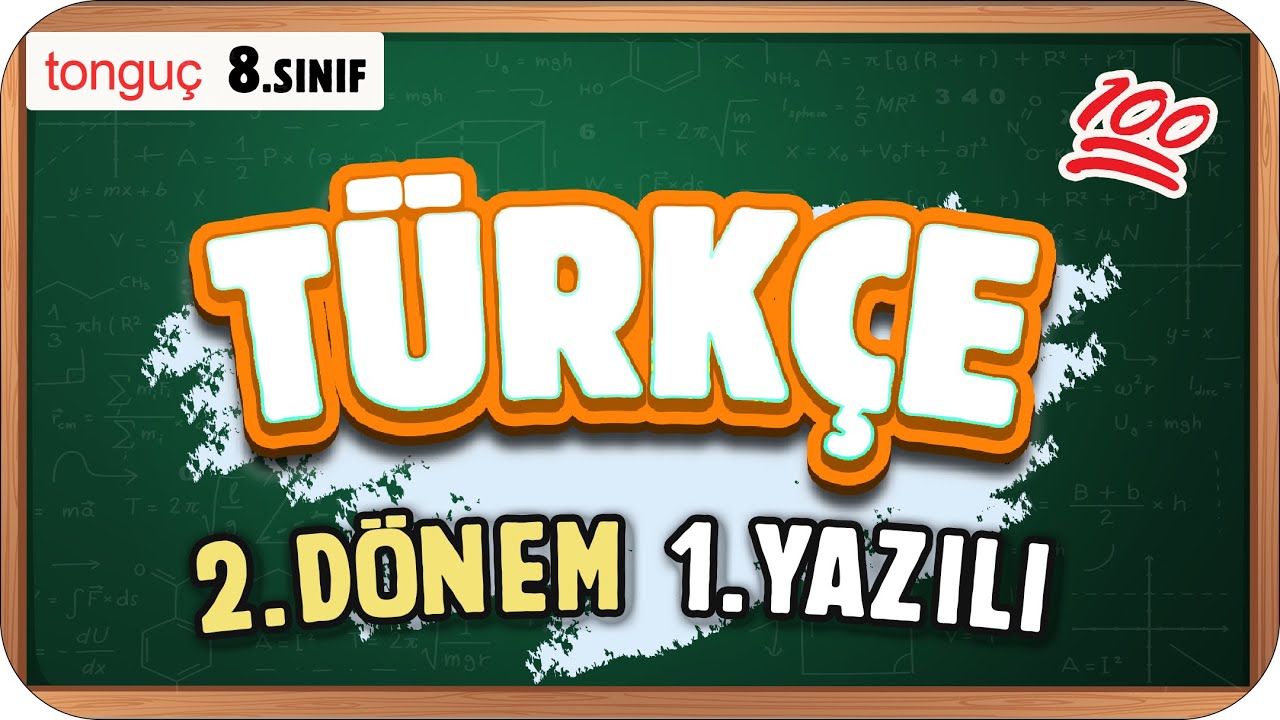8.Sınıf Türkçe 2.Dönem 1.Yazılıya Hazırlık 📑 #2025