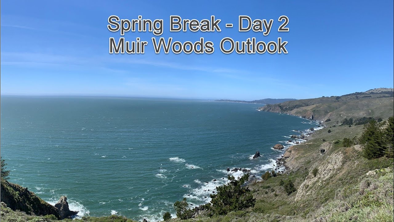Spring break 2022 - Day 2 - Muir Woods outlook - Silverman Family