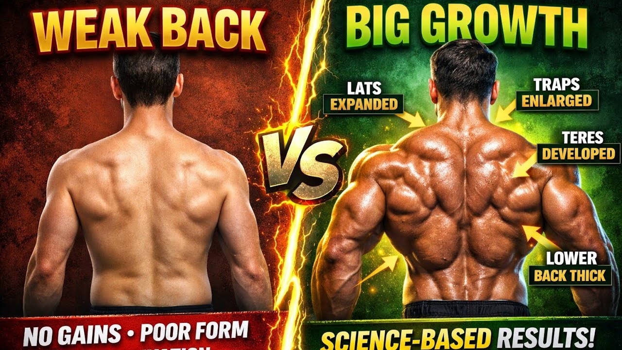 7 Best Exercises to Grow Big Back Fast - Back Workout 