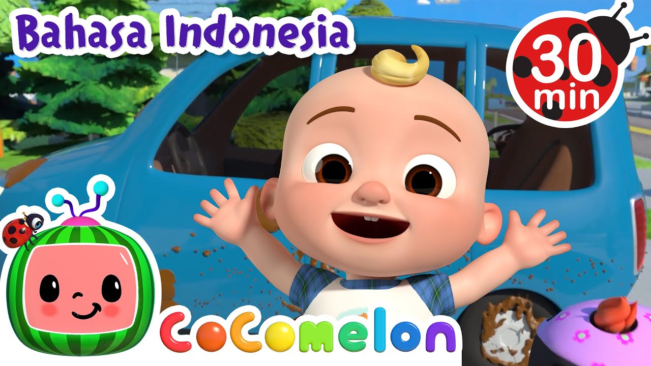 🚙Kami Mencuci Mobil Ayah🚙| CoComelon Bahasa Indonesia - Lagu Anak Anak | Nursery Rhymes