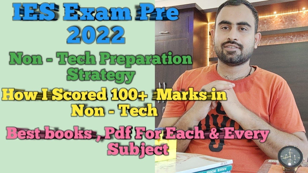 UPSC IES Non - Tech Prep Strategy || How To Score 100+ Marks || बस ये books और Pdf Notes काफी है |