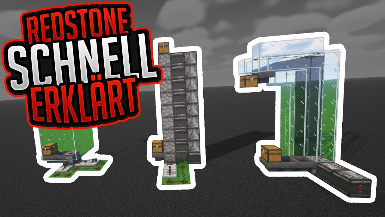 3 Item Aufzüge Erklärt!  (Minecraft 1.21) ✨ Redstone Schnell Erklärt #10 ✨ ErikOnHisPeriod