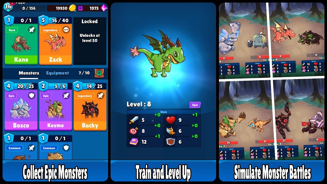 Monster RPG: AFK Idle Clicker Gameplay Video for Android Mobile