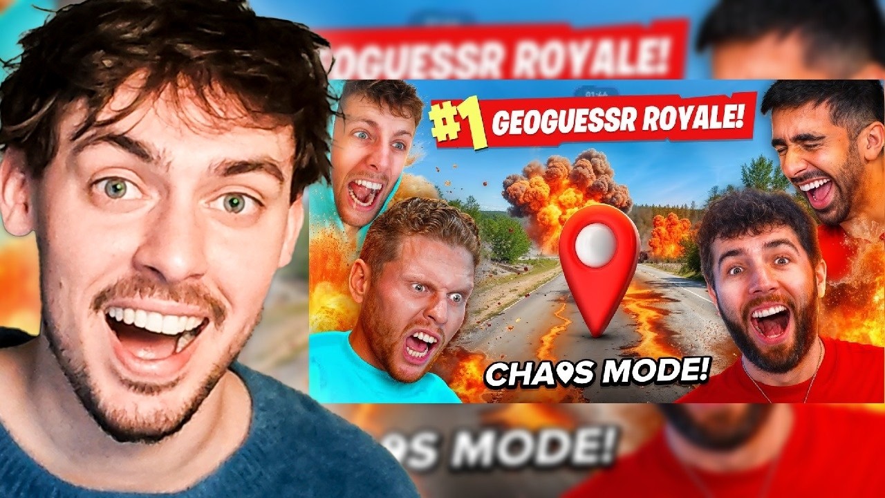 SIDEMEN GEOGUESSR 2v2 CHAOS MODE (Reaction)