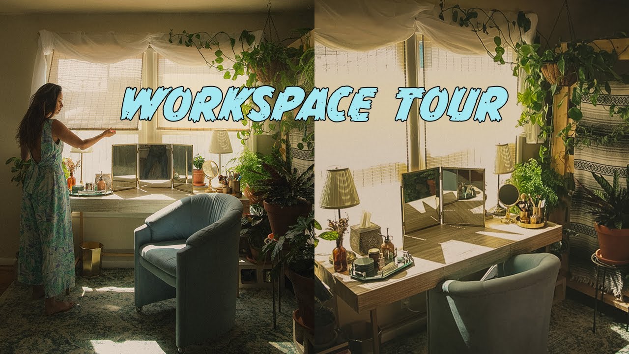workspace tour & desk decor