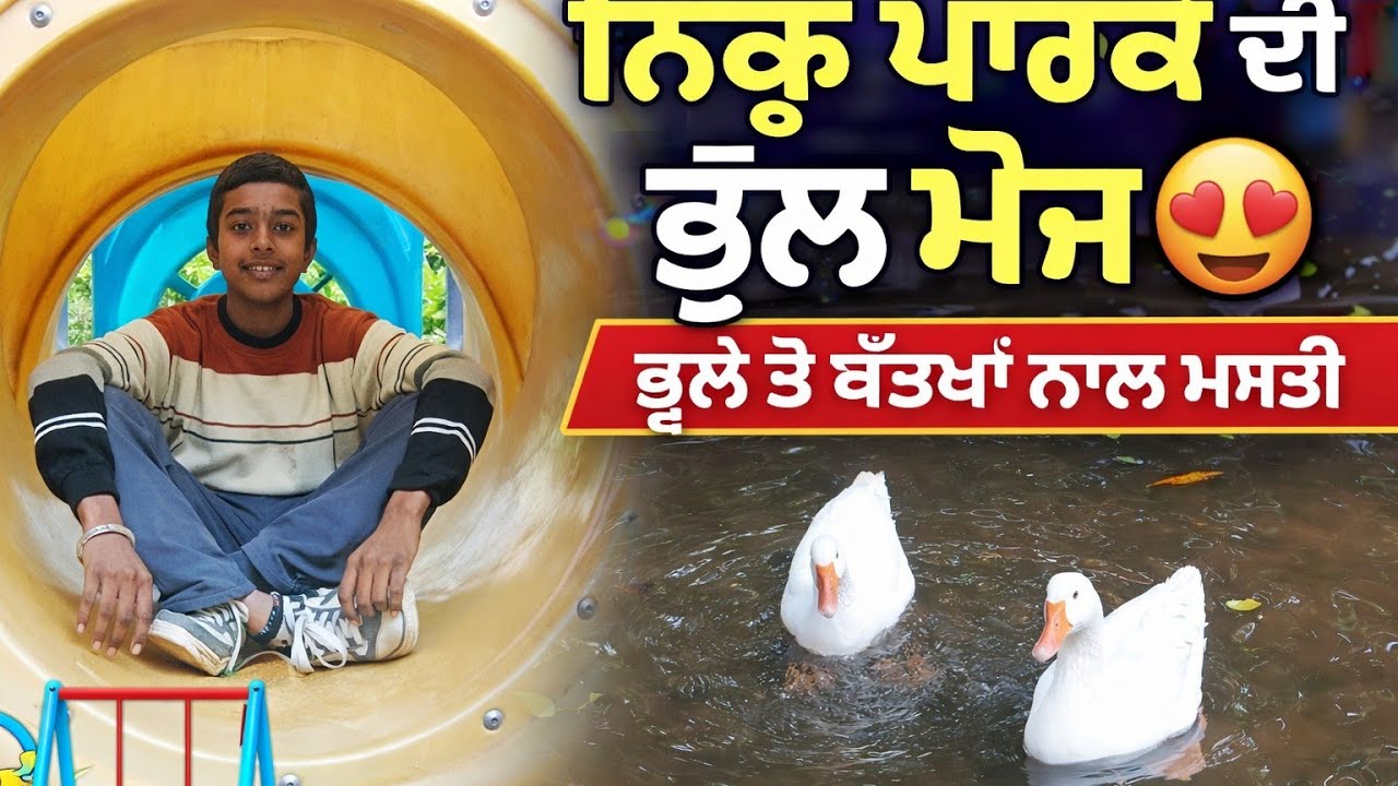 ਨਿੱਕੂ ਪਾਰਕ ਦੀ ਯਾਦਗਾਰ ਮਸਤੀ 🫣| Punjabi Vlog 😱👆