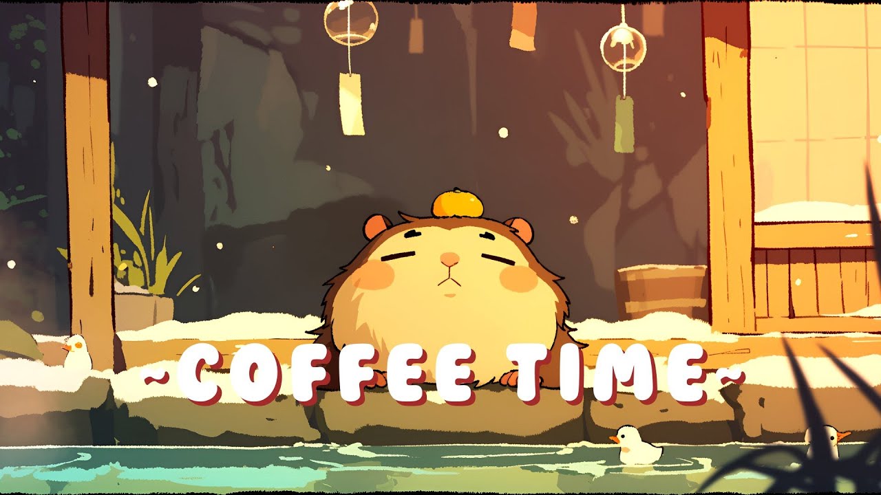 24/7 Capybara Lofi Beats - Ambient Study Beats Mix ~ Dreamy Vibes ~ 🌸 ☕