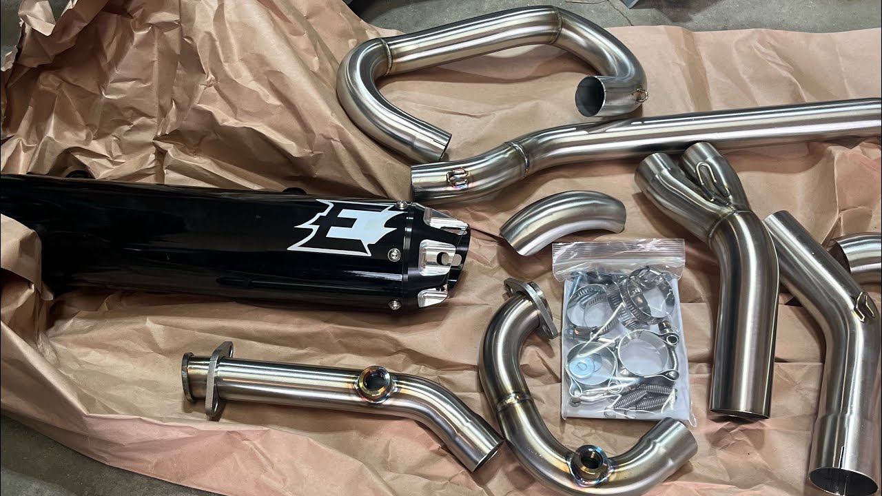 Замена выхлопной системы на Kawasaki Brute Force 750 от Empire Exhaust