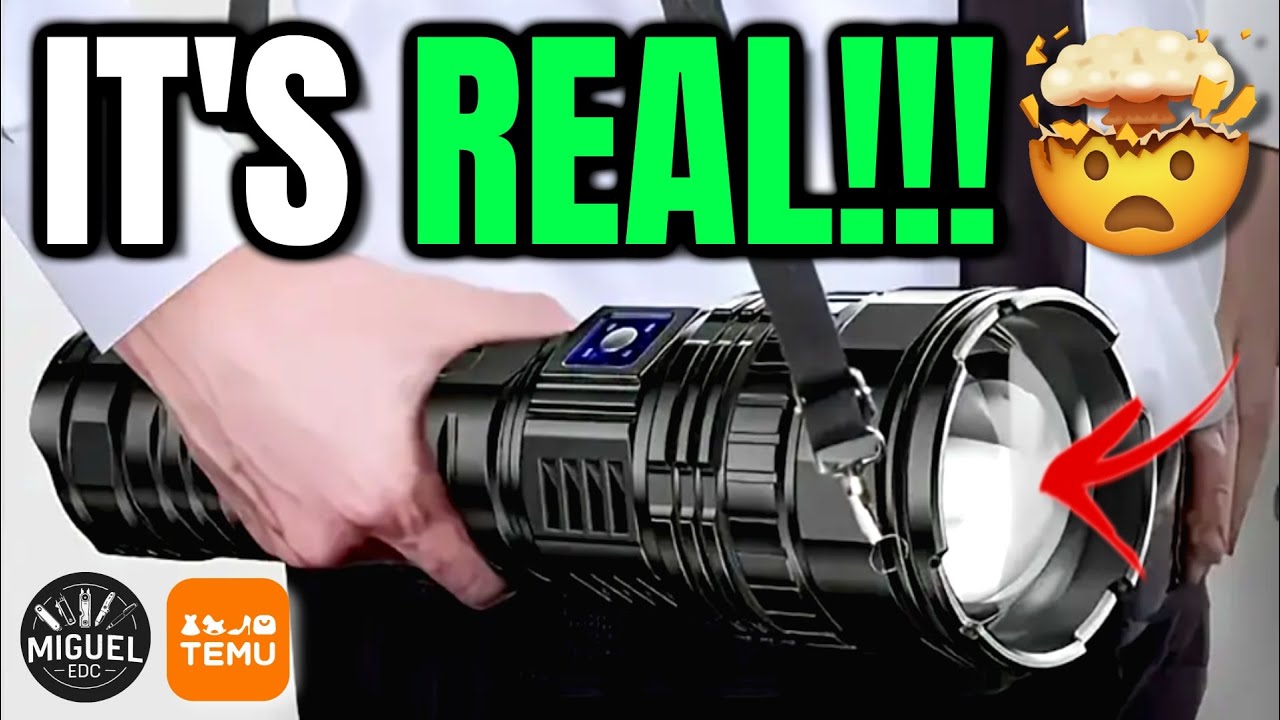 MIND-BLOWING Temu Flashlight You Have to SEE to Believe!