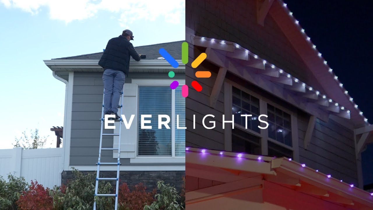 EverLights DIY Install | Color Changing Lights #permanentchristmaslights