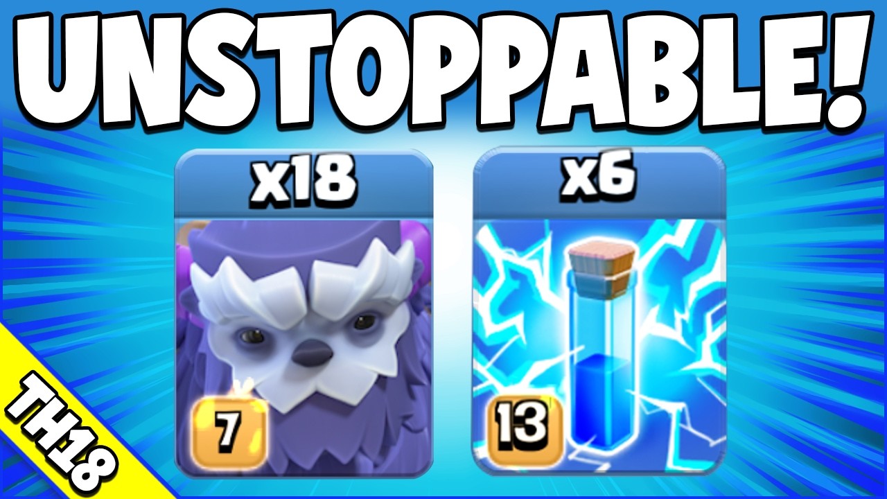 Mass Yetis SMASH Popular Legend League Bases! Best TH18 Attack Strategy (Clash of Clans)