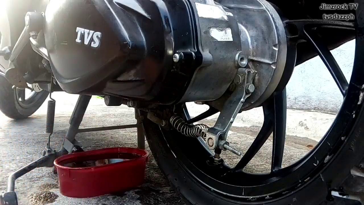 TVS Dazz : How to change gear oil