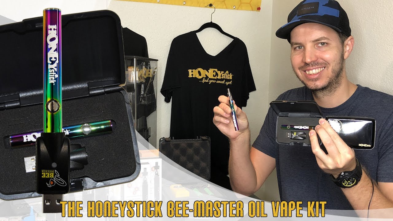 Вейп-ручка HoneyStick Bee Master Vape Pen для картриджей с резьбой 510, регулируемое напряжение, инструкция