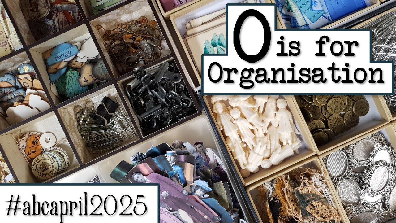 O is for Organisation - #abcapril2025 @Sevenplaza  @Crafty by Toni
