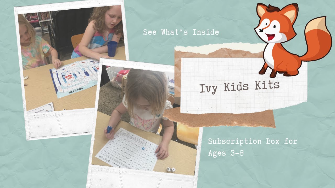 Ivy Kids Kits ~ Subscription Box for Ages 3-8 ~ Hands-On Learning Fun!