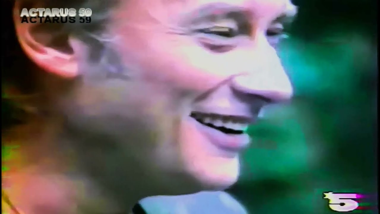 johnny hallyday - johnny et etienne roda gil en cadillac - backstage reportage 1989