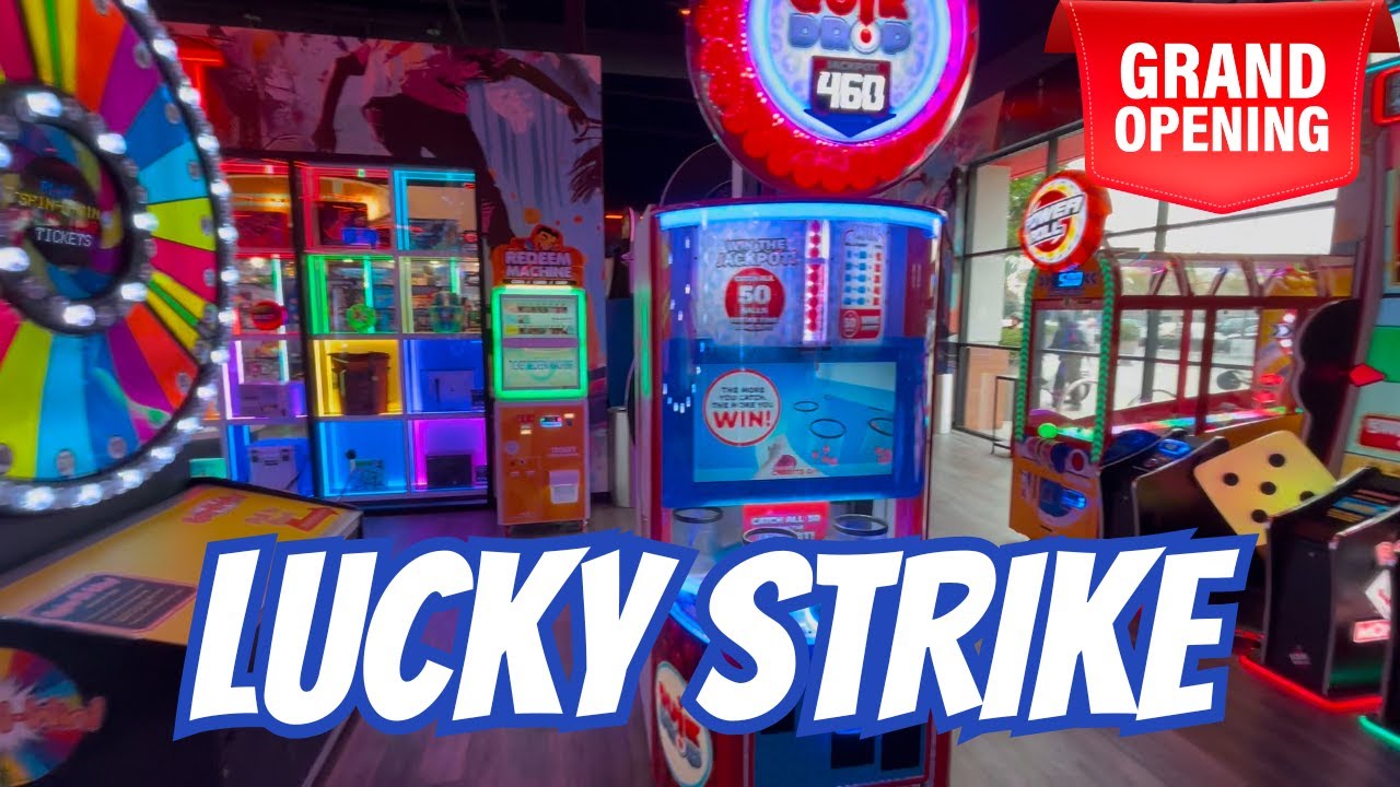 Lucky Strike Ladera Ranch FULL ARCADE TOUR! #arcade