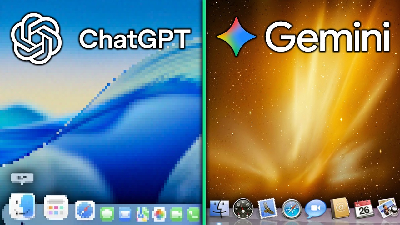 ChatGPT против Gemini: создание macOS с нуля
