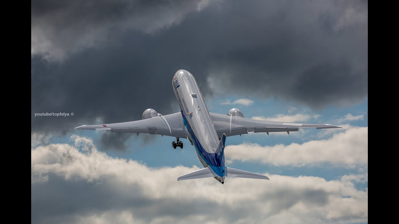Boeing Dreamliner Surprize 787-9 Фантастические летающие дисплей ANA авиакомпании Фарнборо 2016