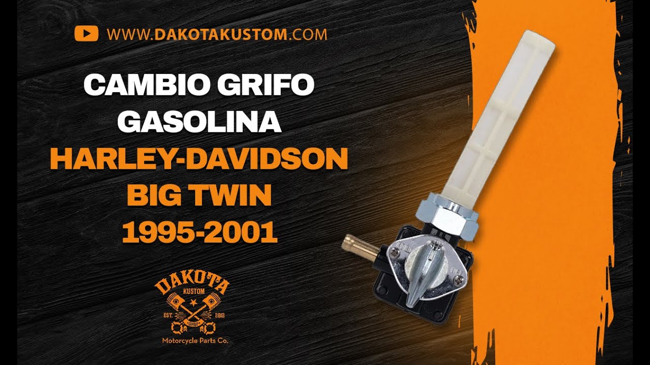 Cambio Grifo Gasolina Harley-Davidson Big Twin 1995-2001 - Dakota Kustom