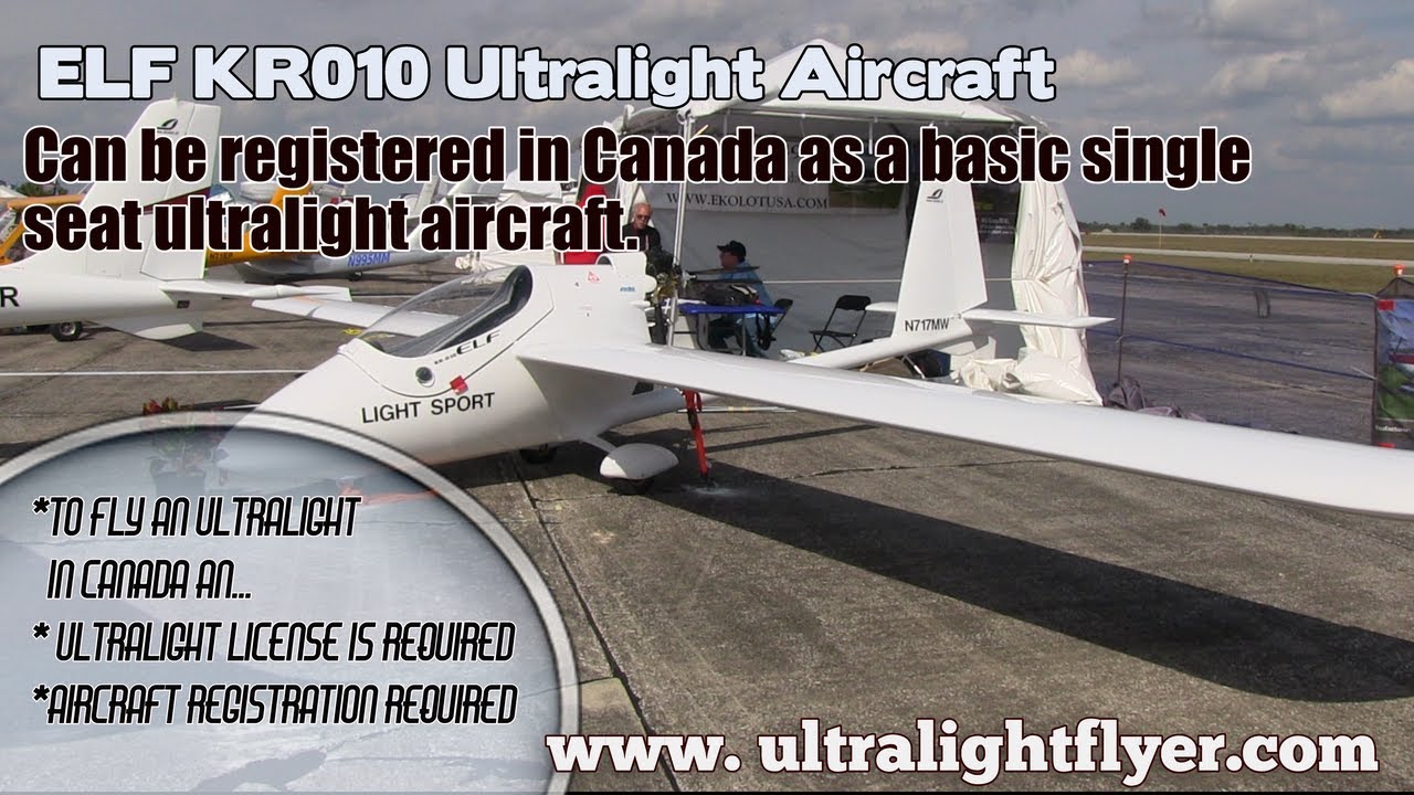 ELF KR 010, Canadian Single Seat Ultralight Aircraft