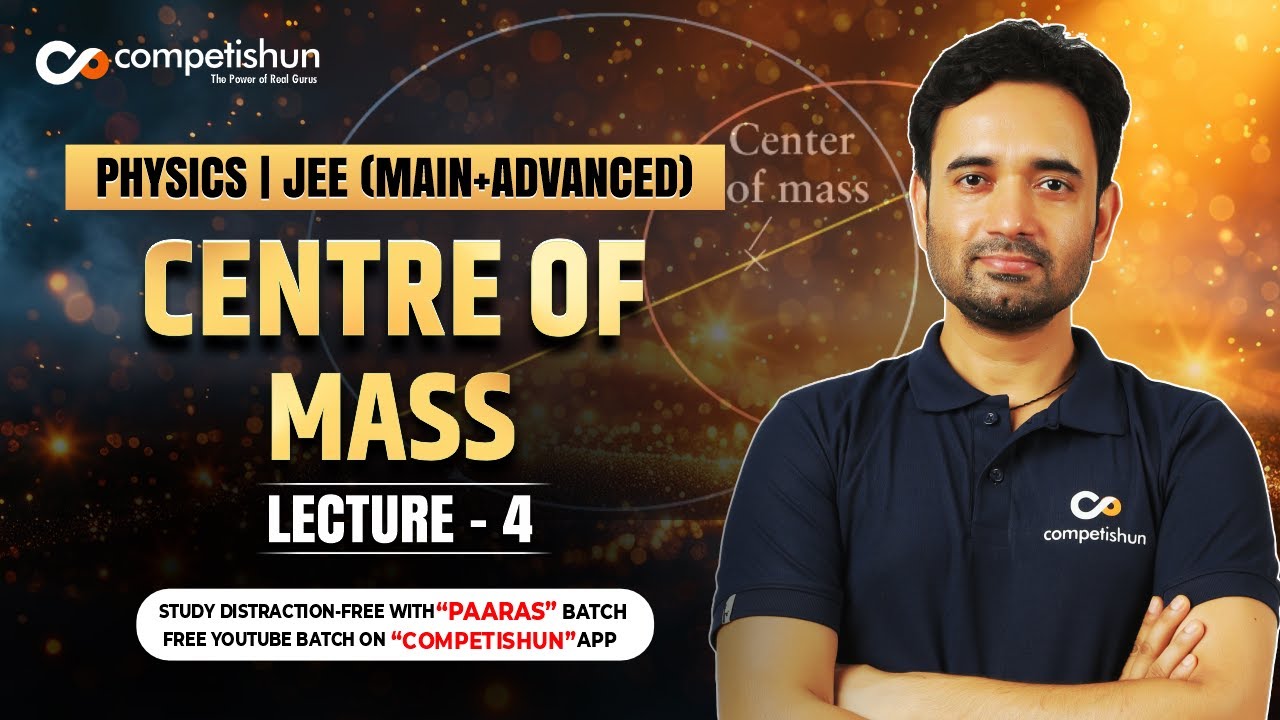 4 Problems on Momentum Conservation Theorem | Centre of Mass Class 11 | JEE Main &  Advanced