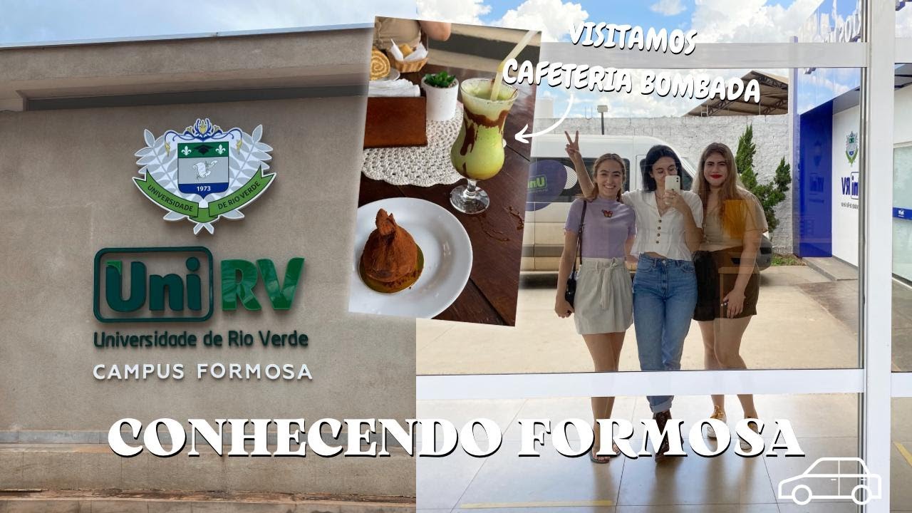 VISITANDO a UniRV e PROVANDO DOCES em FORMOSA | VLOG