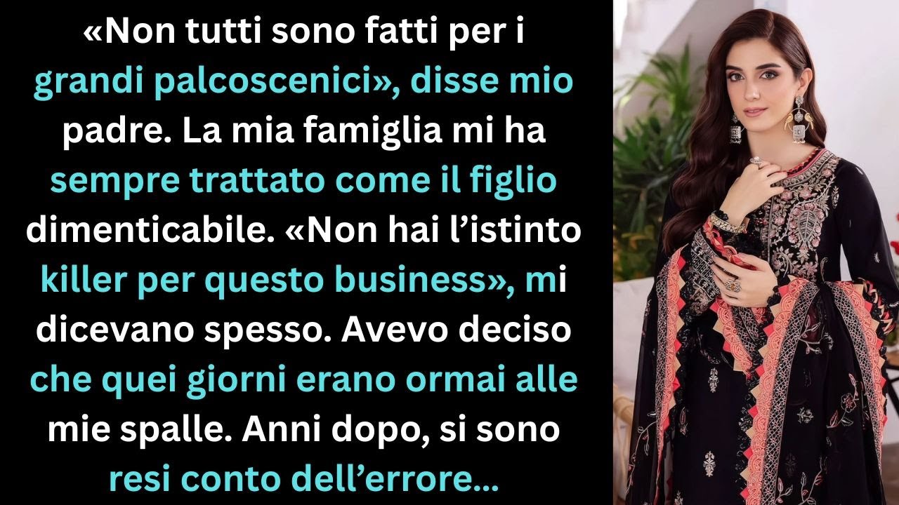 “La mia famiglia mi ha sempre trattato come un fallimento, ma ho dimostrato che si sbagliavano e…”