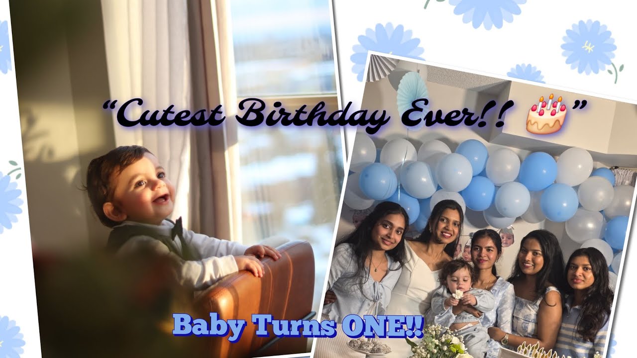 Birthday Vlog 🎂 Our Mathukutty Turned ONE!!🥰