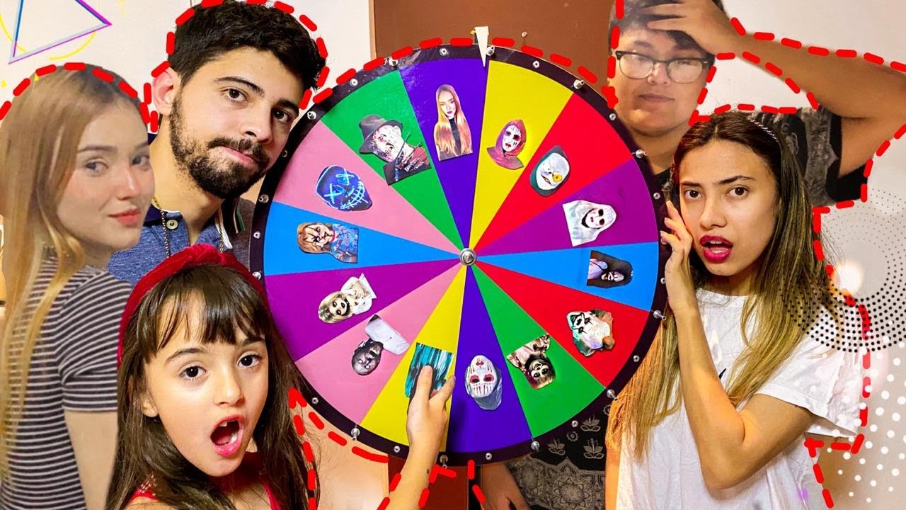NUNCA GIRE A ROLETA MISTERIOSA DO IT A COISA, FACE, ZAP, GRANNY E SAMARA ÁS 3 HORAS DA MANHÃ