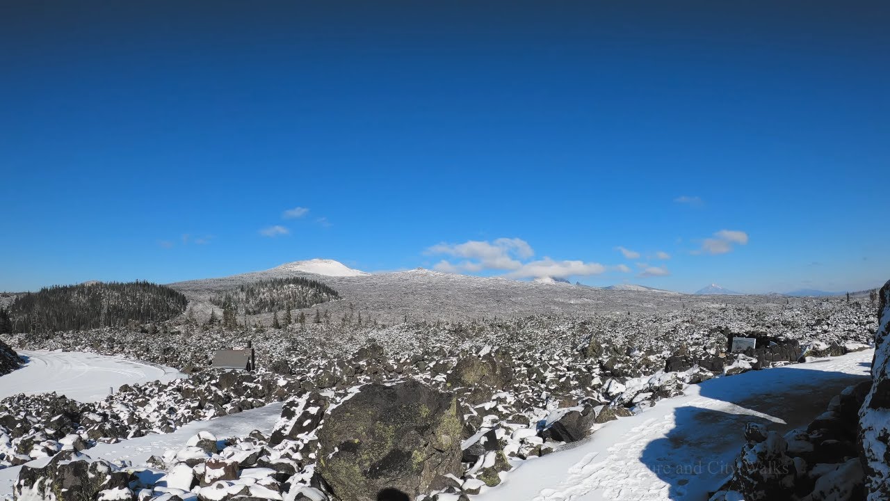 Central Oregon | Three Sisters Mountain Viewpoint and McKenzie Pass Drive 4k
