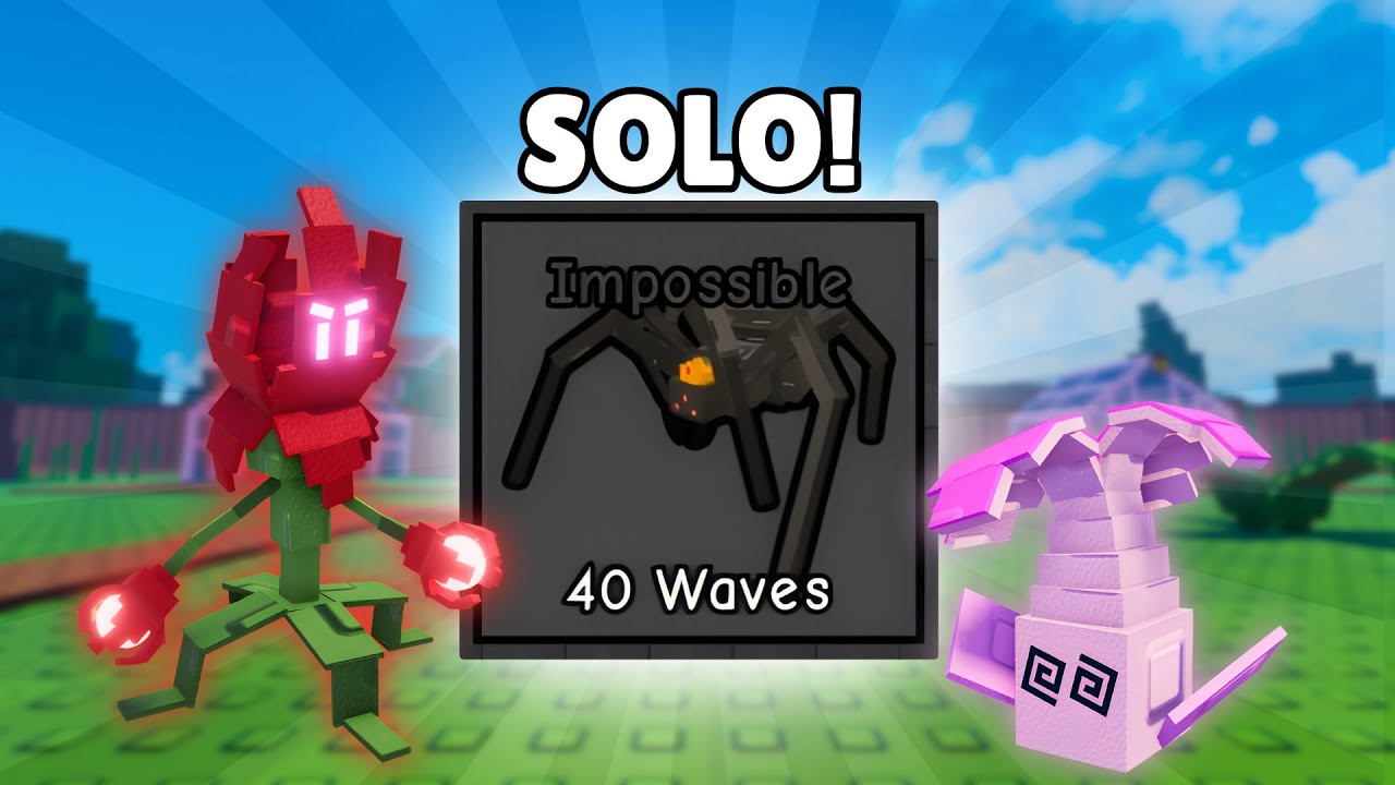 Beating Back Garden IMPOSSIBLE [SOLO] (EXTREMELY DIFFICULT) | Garden Tower Defense 1.11
