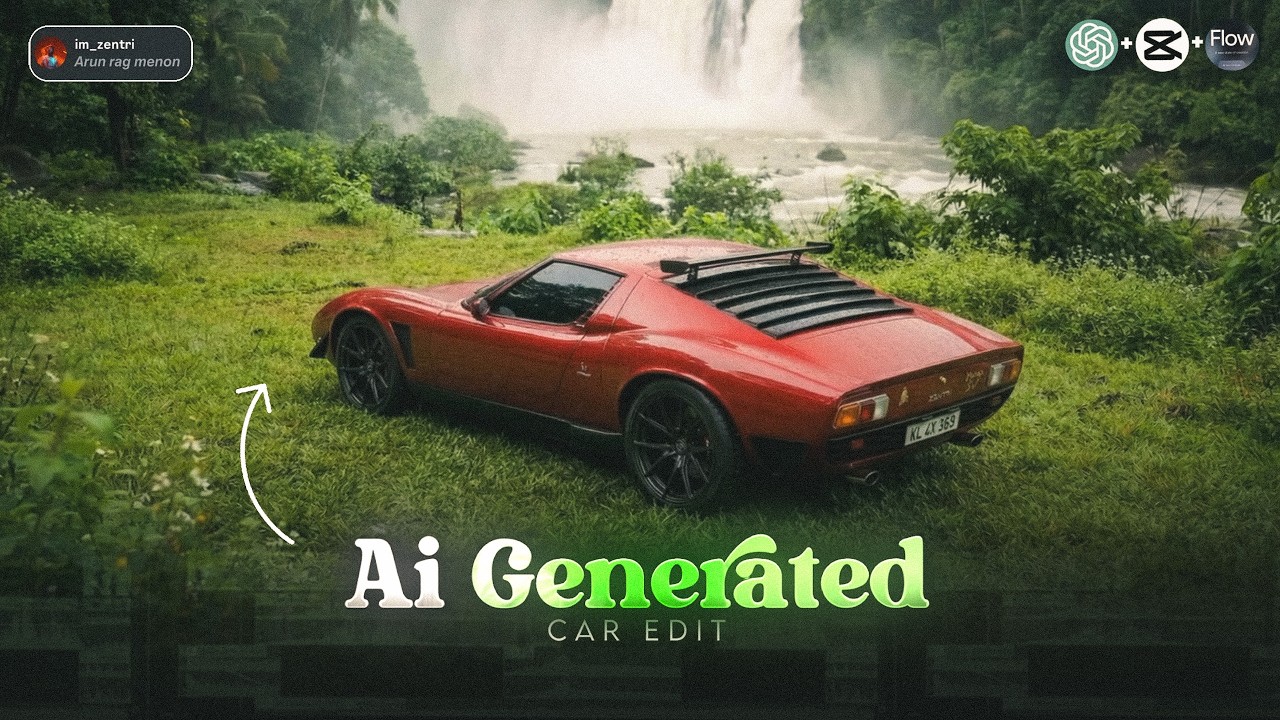 How to Create 'AI GENERATED CAR' edit in Mobile (Step-by-step)🔥